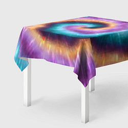 Скатерть для стола Сине-фиолетовый тай дай, цвет: 3D-принт — фото 2