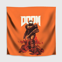 Скатерть для стола DOOM - Doomguy, цвет: 3D-принт