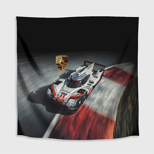 Скатерть для стола Porsche - racing team - motorsport / 3D-принт – фото 1