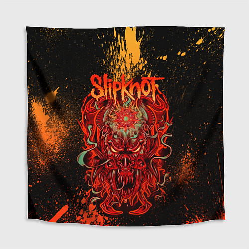 Скатерть для стола Slipknot - red monster / 3D-принт – фото 1