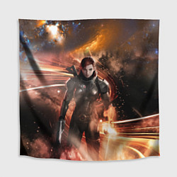 Скатерть для стола Mass Effect N7 - Jane Shepard, цвет: 3D-принт