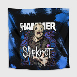 Скатерть для стола Slipknot hammer blue, цвет: 3D-принт