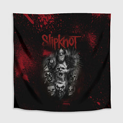 Скатерть для стола Slipknot dark red, цвет: 3D-принт