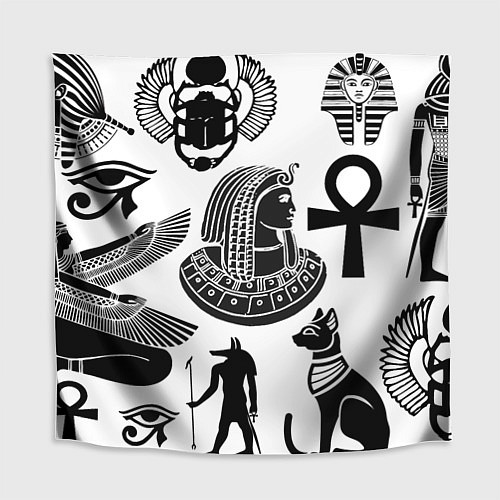 Скатерть для стола Египетские знаки / 3D-принт – фото 1