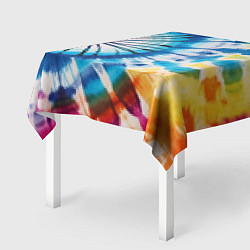 Скатерть для стола Арт нейросети в стиле тай-дай, цвет: 3D-принт — фото 2