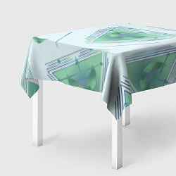 Скатерть для стола Луна в треугольнике, цвет: 3D-принт — фото 2