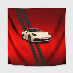 Скатерть для стола Немецкий спортивный автомобиль Porsche, цвет: 3D-принт