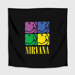 Скатерть для стола NIRVANA - смайлы, цвет: 3D-принт