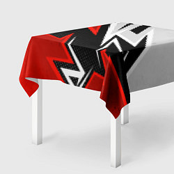 Скатерть для стола Бело-красная униформа для зала, цвет: 3D-принт — фото 2