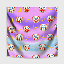 Скатерть для стола Узор с Клоунами, цвет: 3D-принт