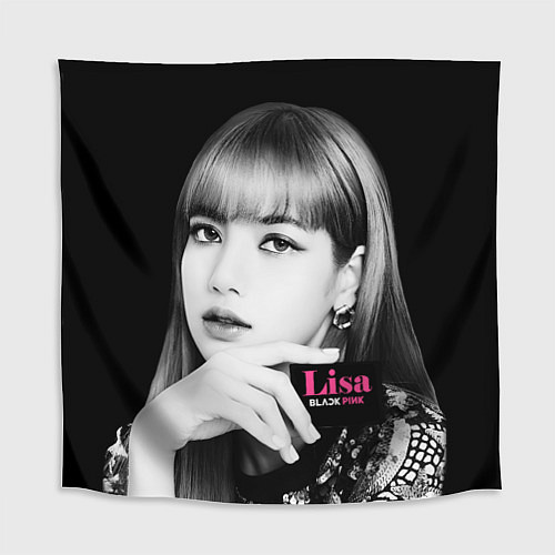 Скатерть для стола Blackpink Lisa Business card / 3D-принт – фото 1