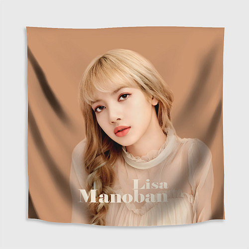 Скатерть для стола Blackpink Lisa blonde / 3D-принт – фото 1