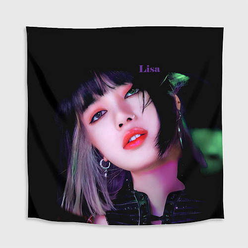 Скатерть для стола Blackpink Lisa brunette / 3D-принт – фото 1