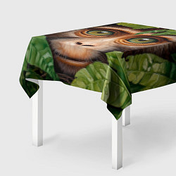 Скатерть для стола Обезьяна в джунглях, цвет: 3D-принт — фото 2