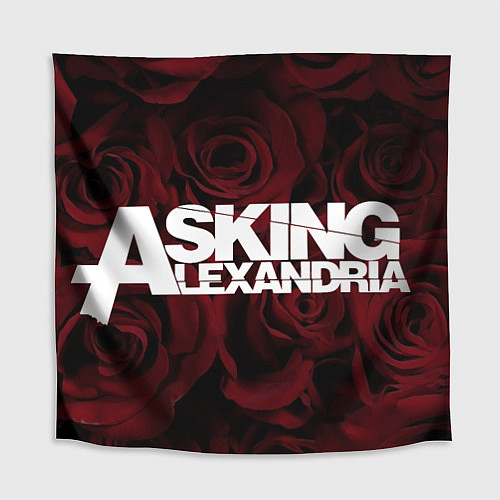 Скатерть для стола Asking Alexandria roses / 3D-принт – фото 1