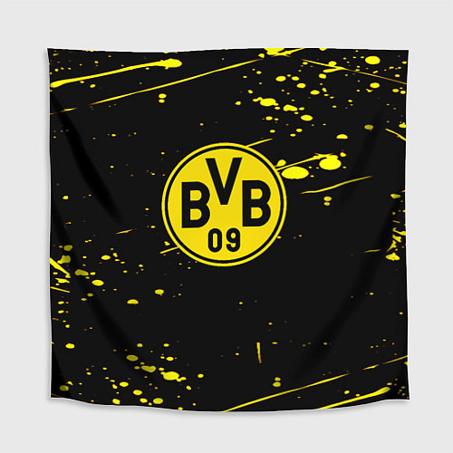 Скатерть для стола Borussia yellow splash / 3D-принт – фото 1