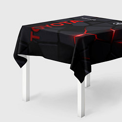 Скатерть для стола Toyota - плиты с эффектом свечения, цвет: 3D-принт — фото 2