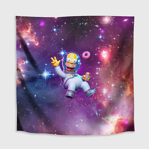 Скатерть для стола Homer Simpson in space - ai art / 3D-принт – фото 1