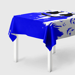 Скатерть для стола Marshmello dj blue pattern music band, цвет: 3D-принт — фото 2