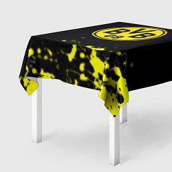 Скатерть для стола Borussia краски жёлтые, цвет: 3D-принт — фото 2