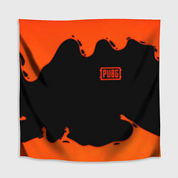 Скатерть для стола PUBG orange splash, цвет: 3D-принт