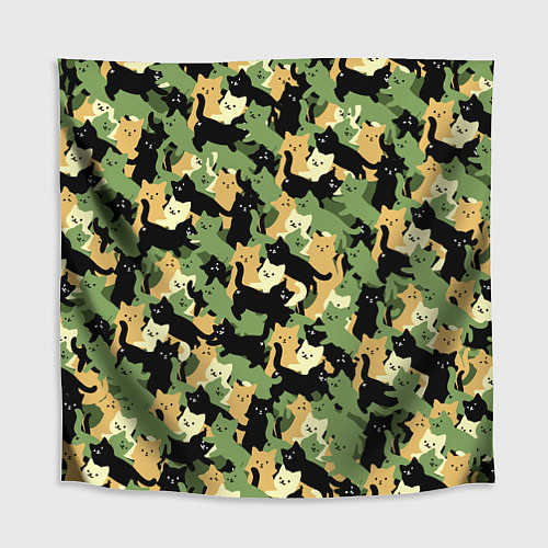 Скатерть для стола Котофляж / 3D-принт – фото 1