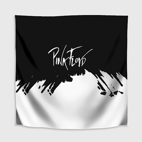 Скатерть для стола Pink Floyd белые краски / 3D-принт – фото 1