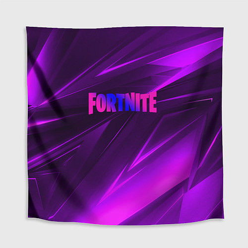 Скатерть для стола Fortnite neon stripes angles logo / 3D-принт – фото 1