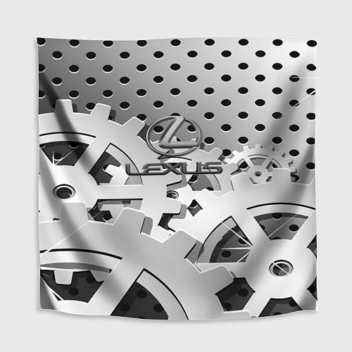Скатерть для стола Lexus carbon steel / 3D-принт – фото 1
