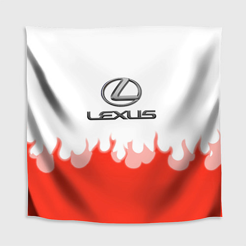 Скатерть для стола Lexus fire / 3D-принт – фото 1