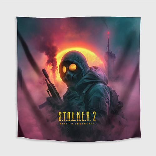 Скатерть для стола Stalker 2 радиоактивный фон / 3D-принт – фото 1