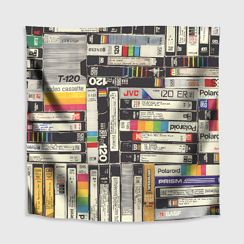 Скатерть для стола Видеокассеты vhs / 3D-принт – фото 1