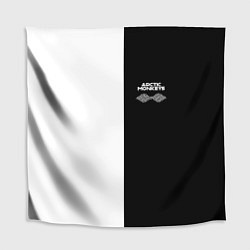 Скатерть для стола Arctic Monkeys - черное и белое, цвет: 3D-принт