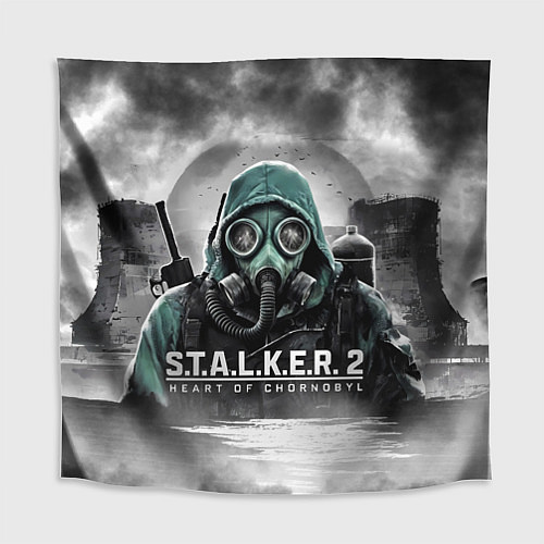 Скатерть для стола Stalker 2 heart of Chornobyl radiation / 3D-принт – фото 1