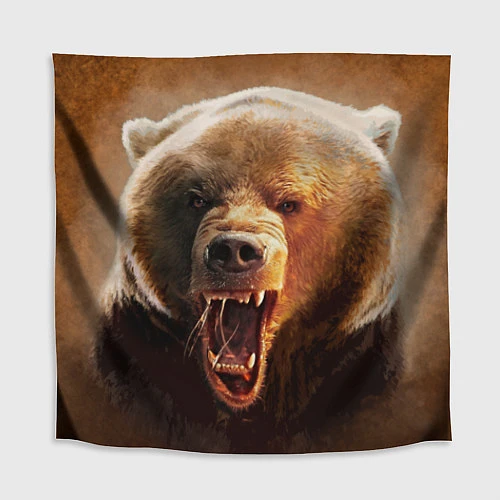 Скатерть для стола Рык медведя / 3D-принт – фото 1