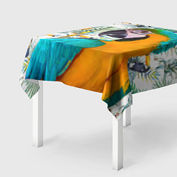 Скатерть для стола Летний попугай, цвет: 3D-принт — фото 2