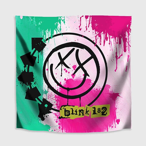 Скатерть для стола Blink-182: Purple Smile / 3D-принт – фото 1