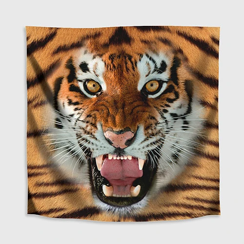Скатерть для стола Взгляд тигра / 3D-принт – фото 1