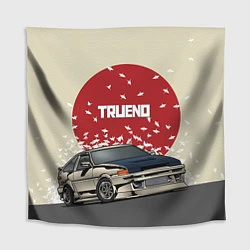 Скатерть для стола Toyota Trueno ae86, цвет: 3D-принт