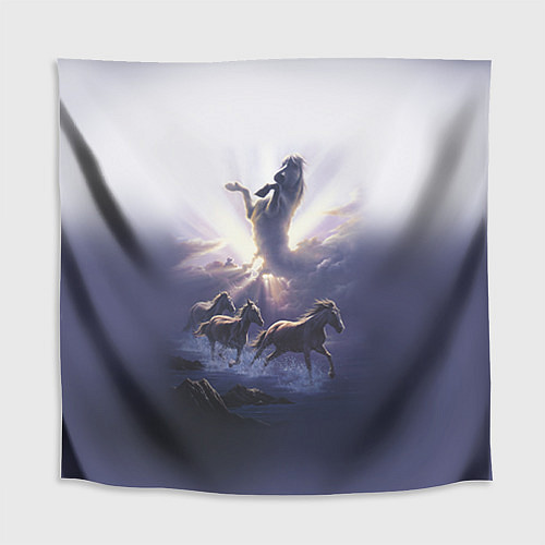 Скатерть для стола Небесные лошади / 3D-принт – фото 1