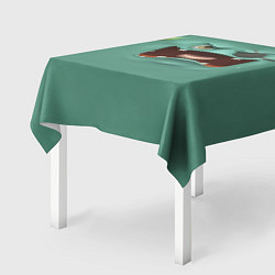 Скатерть для стола Пластилиновый смайл, цвет: 3D-принт — фото 2