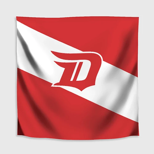 Скатерть для стола Detroit Red Wings D / 3D-принт – фото 1