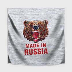 Скатерть для стола Bear: Made in Russia, цвет: 3D-принт
