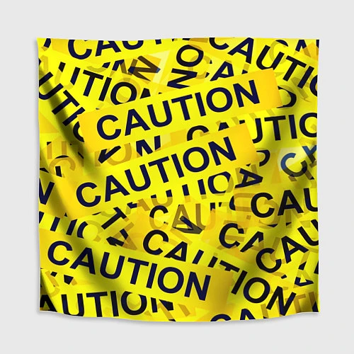 Скатерть для стола Caution / 3D-принт – фото 1