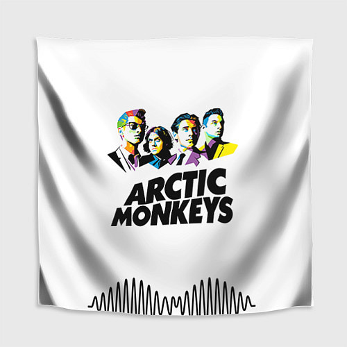 Скатерть для стола Arctic Monkeys: Music Wave / 3D-принт – фото 1