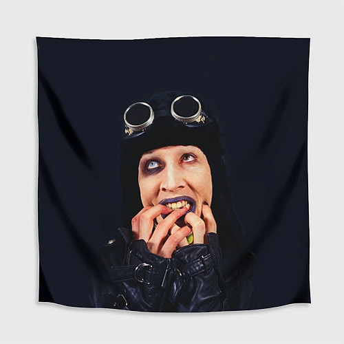 Скатерть для стола Mаrilyn Manson: Biker / 3D-принт – фото 1