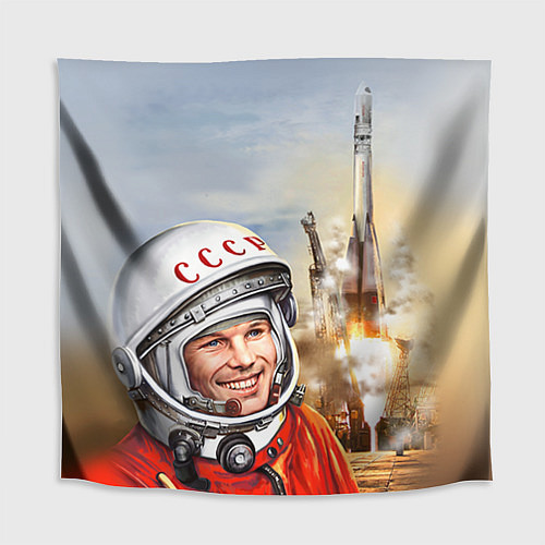 Скатерть для стола Гагарин взлетает / 3D-принт – фото 1