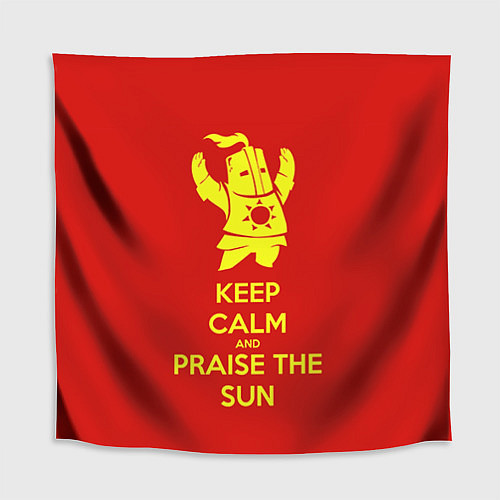 Скатерть для стола Keep Calm & Praise The Sun / 3D-принт – фото 1