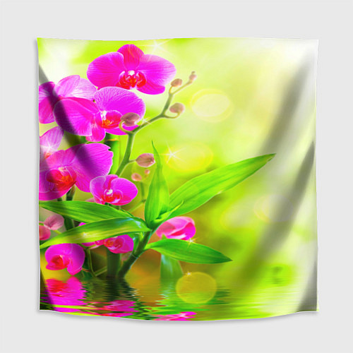 Скатерть для стола Цветы / 3D-принт – фото 1