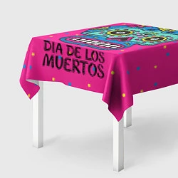 Скатерть для стола Мексиканский череп, цвет: 3D-принт — фото 2